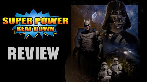 BATMAN Vs DARTH VADER Super Power Beat Down Review YouTube