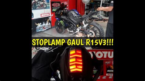 Cara Pasang Stoplamp Jpa R V Bisa Juga Untuk R M R V Biar