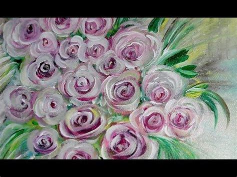 Rose Malen Acryl Einfach Einfach Malen Pusteblumen Acrylmalerei Easy