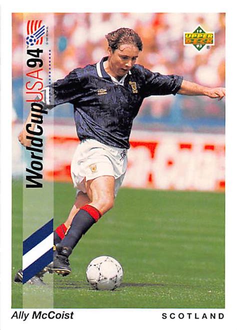 Ally Mccoist Trading Card Soccer Football Scotland 1993 Upper Deck