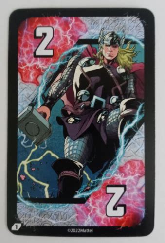 2022 UNO Ultimate Marvel Card Thor Red 2 EBay