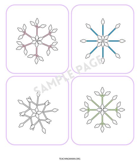 Q-Tip Snowflakes - STEM Activity - Teaching Mama