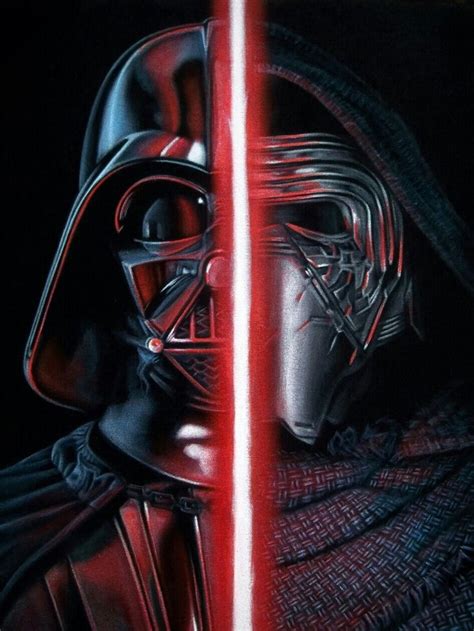 Darth Vader Kylo Ren Star Wars Art Star Wars Artwork Star Wars Tattoo