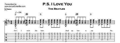 The Beatles – P.S. I Love You | Guitar Lesson, Tab & Chords | JGB