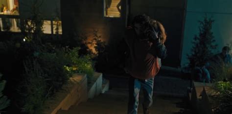 In Hereditary (2018) during the scene where Charlie goes into anaphylactic shock, Peter drives ...