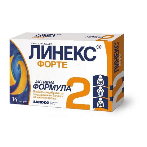 Линекс Форте капсули Х 14 - Аптека Оптима