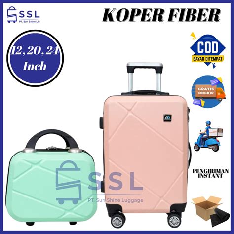 Jual Koper Fiber 12 20 24 INCH Koper Polo Koper Umroh Beauty Case