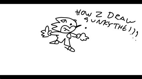 How To Draw Sunky The Easy Tutorial Youtube