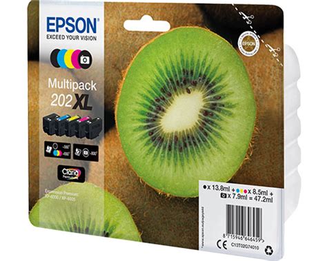 EPSON Original Kiwi Tinte 202XL Multipack