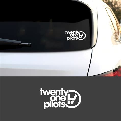 Music Band Car Glass Sticker Twenty One Pilots Car Decal Sticker Shopee Philippines