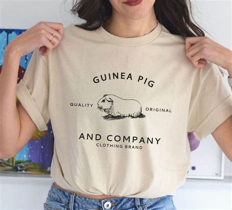 Guinea Pig Shirt Guinea Pig Cottagecore Tshirt Cavy Guinea Etsy