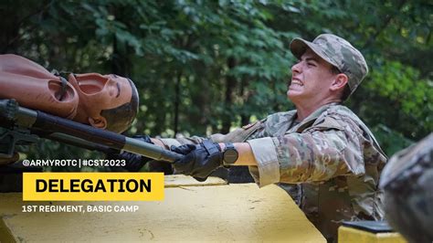 Delegation 1st Regiment Basic Camp CST 2023 YouTube