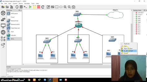 Simulasi Jaringan Lan Sederhana Berbasis GNS3 Dian Lestiani YouTube