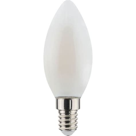 LED Lampa E14 Elvita LED Kron E14 470lm Filament Opal