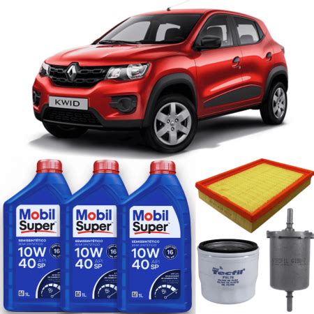 Kit Troca De Leo Para Renault Kwid Cil At Mobil W