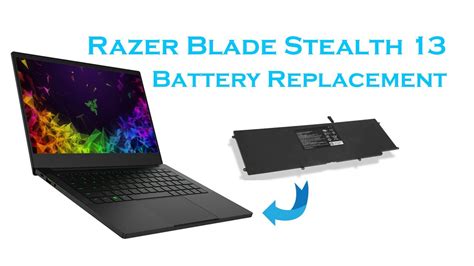 Razer Blade Stealth 13 Battery Replacement In 5 Minutes Youtube