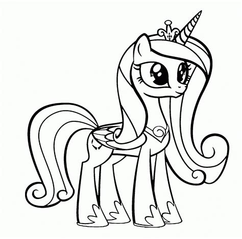 My Little Pony Para Dibujar - Dibujos de My Little Pony para colorear, pintar e imprimir