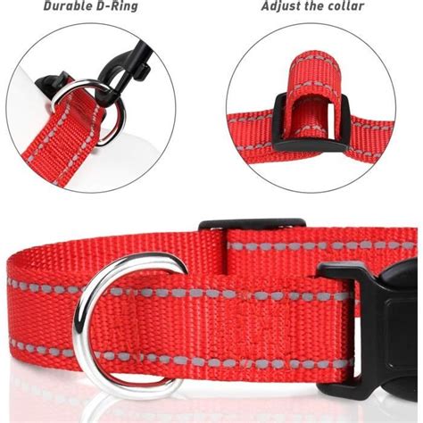 Collier Pour Chien Collier En Nylon R Fl Chissant R Glable Classique