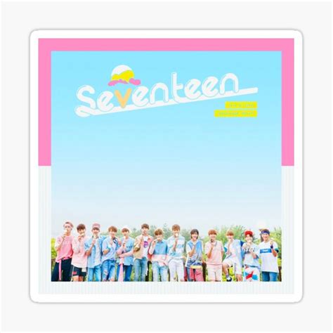 Seventeen Aju Nice Sticker By Svtemporium Redbubble