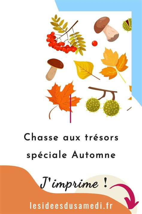 Chasse Aux Tr Sors D Automne Un Jeu Gratuit Imprimer Chasse Au