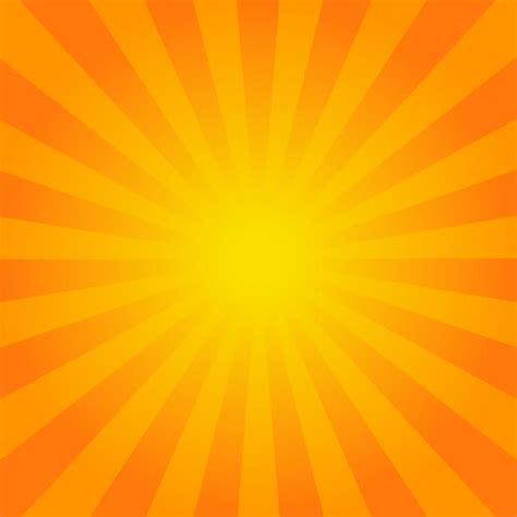 Orange Color Burst Royalty Free Vector Image Vectorstock