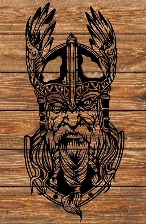 Png Svg File Valkyrie Viking Warrior Stencil For Cricut Etsy España