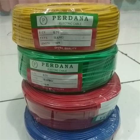 Jual Kabel Perdana 0 75 Serabut 18awg Shopee Indonesia