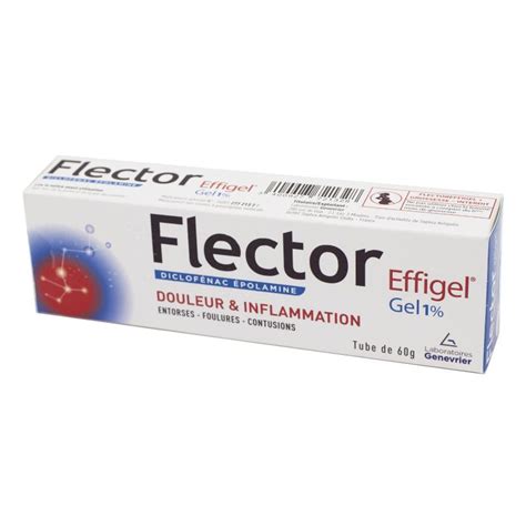 Flector Effigel 1 Gel Anti Inflammatoire Tube De 60 G 3400927721328