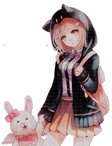 Nanami Chiaki Danganronpa Anime Manga Girl Pink Free Png