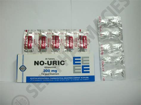 No Uric 300 Mg 20 Tab Seif Pharmacies