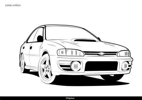 Best Ideas For Coloring Subaru Impreza Coloring Pages