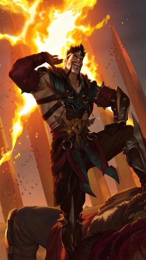 Draven LoL Legends Of Runeterra 4k HD Phone Wallpaper Rare Gallery