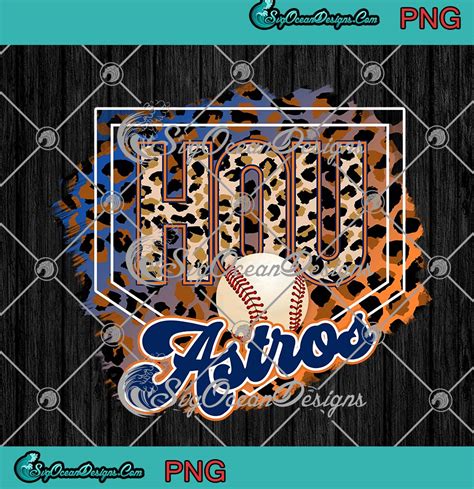 Houston Astros Baseball Leopard Png Houston Astros Mlb Png  Clipart