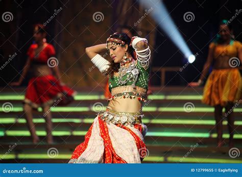 Indian dancing editorial image. Image of famous, bollywood - 12799655