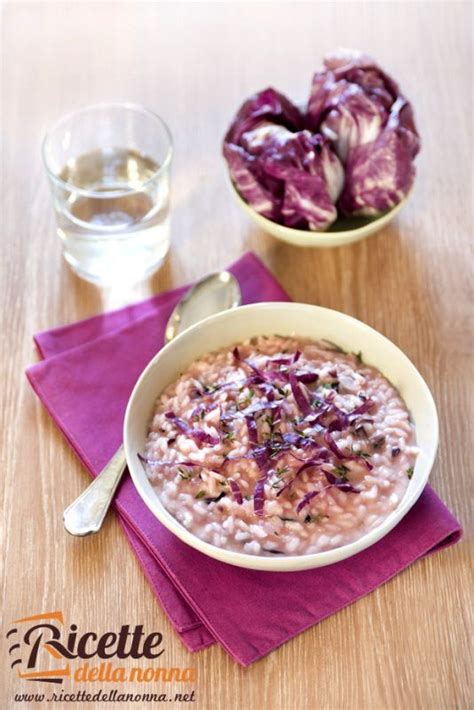 Ricetta Risotto Al Radicchio Facile E Veloce Ricette Della Nonna