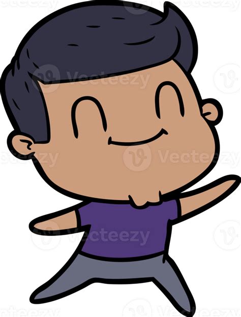 cartoon friendly man 40550872 PNG