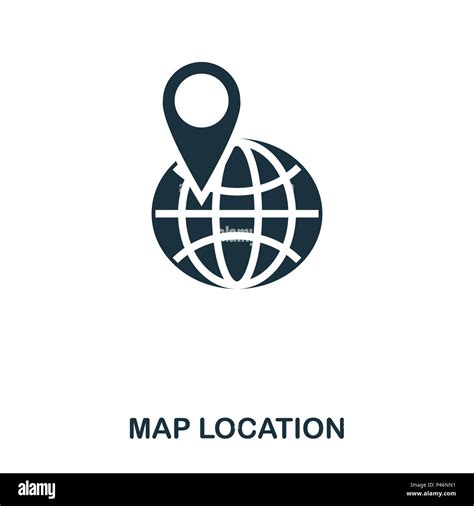 Map Location icon. Mobile app, printing, web site icon. Simple element ...