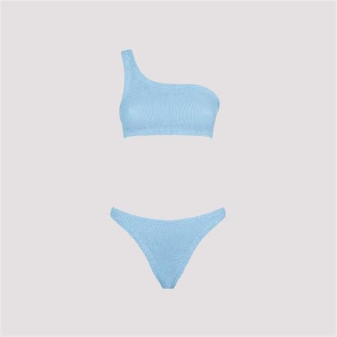 Hunza G Nancy Bikini In Blue Lyst UK