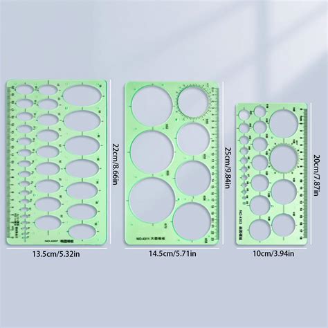 Circle Template Circle And Oval Templates Measuring Templates Rulers