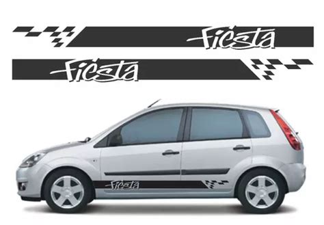 Kit Adesivo Faixa Lateral Personalizado Ford Fiesta Ca4922