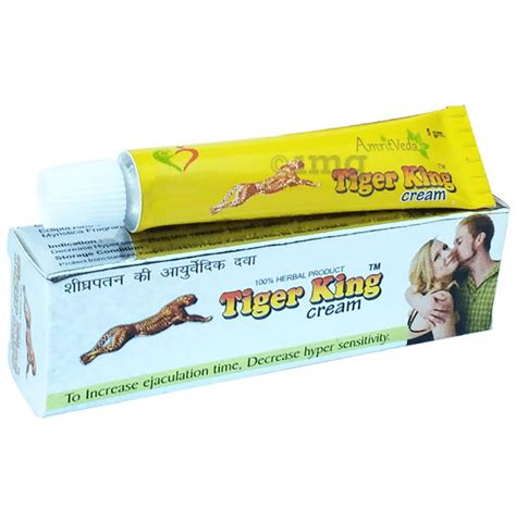 Amrit Veda Tiger King Cream for Men | Helps Reduce Hypersensitivity ...