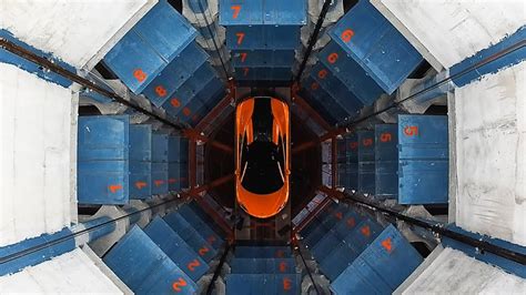 Watch Cars Being Elevated Through An Automated Parking Lot In Hangzhou Youtube