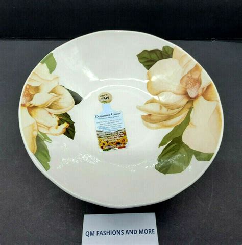 Ceramina Cuoremagnoliaxl 125 Pasta Salad Serving Bowlmade In Italy