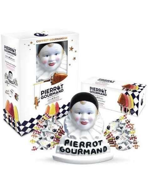 Coffret Buste Pierrot Gourmand 40 Sucettes Naturelles