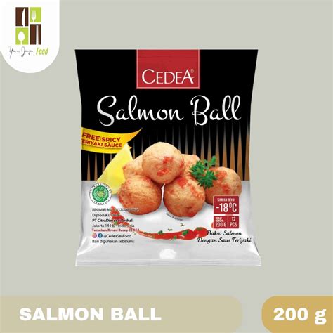 Jual Salmon Ball Cedea 200g Shopee Indonesia