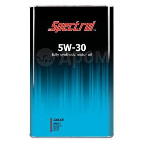 Масло моторное Spectrol Галакс 5W30, 4Л, синтетическое, 4,00 л. бензин ...