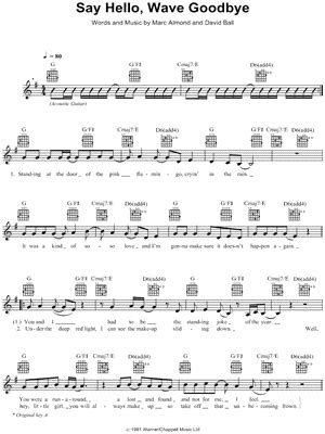 "Say Hello, Wave Goodbye" Sheet Music - 1 Arrangement Available ...