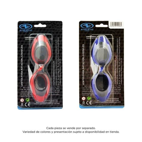 Goggles Athletic Works Para Nataci N Juveniles Walmart