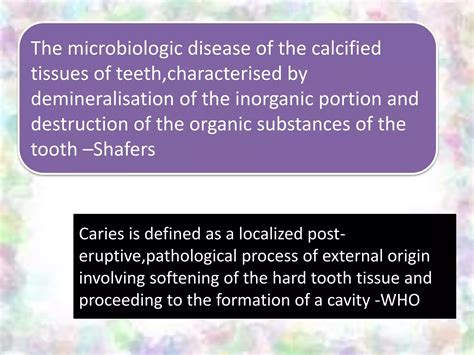 Microbiology Of Dental Caries Ppt Ppt