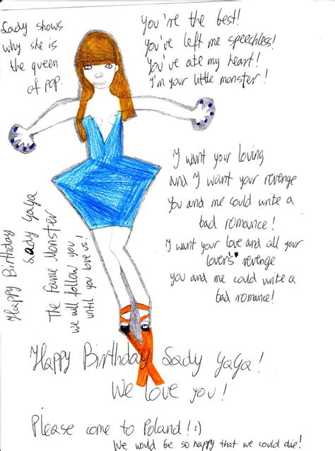 Happy Birthday Lady GaGa by emeraldka on DeviantArt